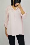 BLOUSE PAILLETE KANT 0554 ROZE