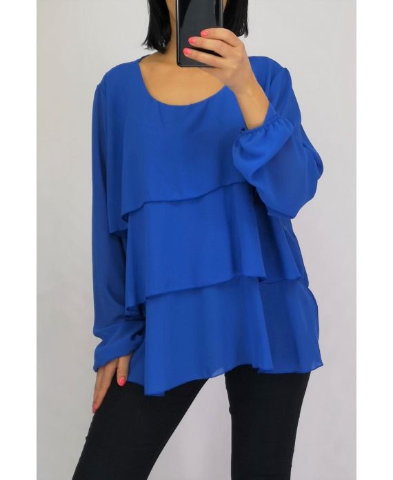 TUNIEK HEEFT RUCHES 0514 ROYAL BLUE