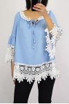 TUNIC LACE 0565 SKY BLUE