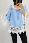 TUNIC LACE 0565 SKY BLUE