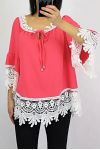 TUNIC LACE 0565 CORAL