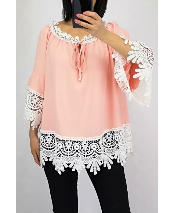 TUNIC LACE 0565 PINK