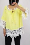 TUNIC LACE 0565 YELLOW