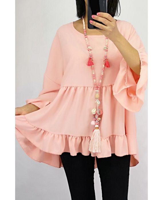 TUNIC BOHEME 0566 ROSE