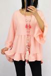 TUNIC BOHEME 0566 ROSE