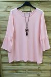 GROOT FORMAAT TUNIEK + KETTING 0572 ROSE