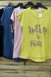 LOT 4 T-SHIRTS PAILLETTES 0578 WILD N FREE