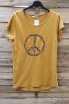 LOT 3 T-SHIRTS PAILLETTES 0580 PEACE N LOVE