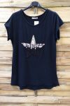 LOT 4 T-SHIRTS PAILLETTES 0582 ETOILE