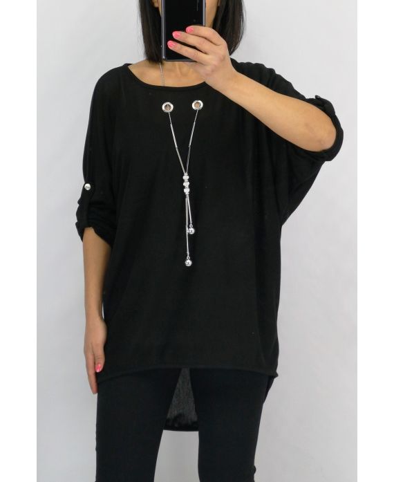 TUNIC JEWEL INTEGRATED 0594 BLACK