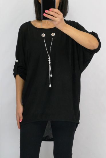 TUNIC JEWEL INTEGRATED 0594 BLACK