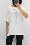 TUNIC JEWEL INTEGRATED 0594 WHITE