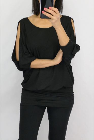 TOP SHOULDERS OPEN 0600 BLACK