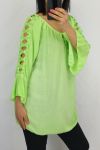 TUNIC SHOULDERS LACE 0601 NEON GREEN