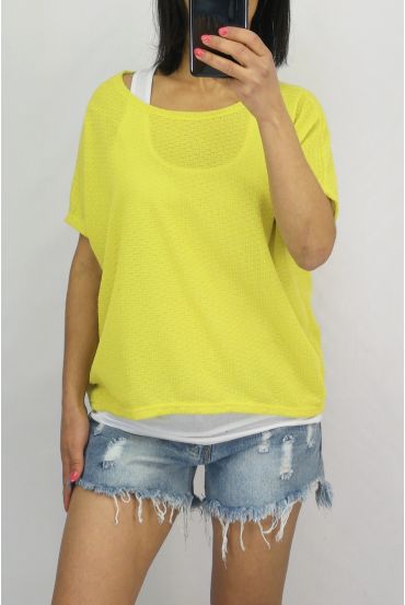 TOP 2 PEZZI 0604 GIALLO