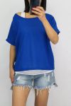 TOP 2 PIECES 0604 ROYAL BLUE