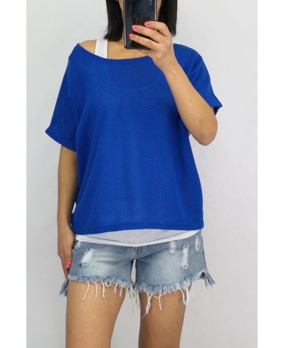 TOP 2 PIECES 0604 ROYAL BLUE