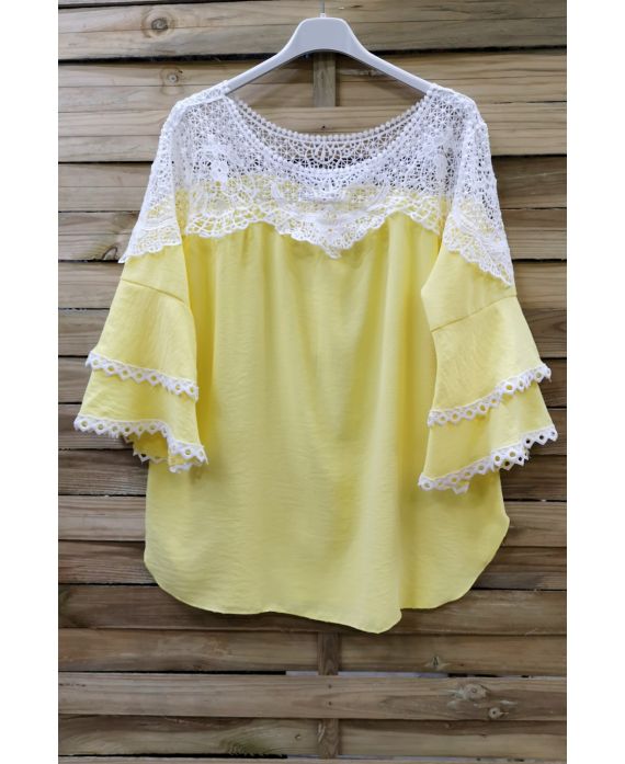 TUNIC LACE 0567 YELLOW