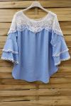 TUNIC LACE 0567 BLUE SKY