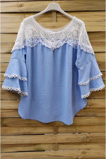 TUNIC LACE 0567 BLUE SKY