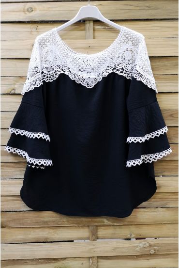 TUNIC LACE 0567 BLACK