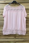 TOP WIDE LACE 0634 PINK