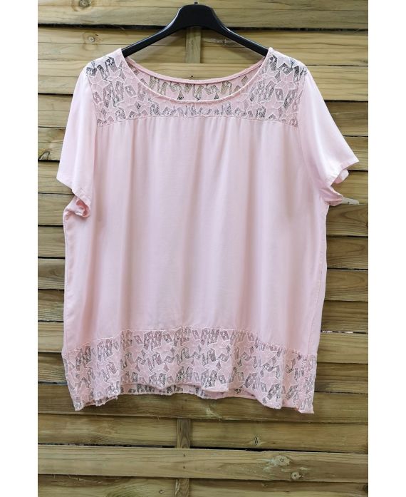 TOP BREDE KANTEN 0634 ROZE