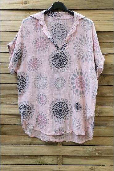 TUNIC EFFECT LIN 0632 PINK