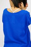 T-SHIRT 2 PEZZI + COLLANA 0561 BLU ROYAL