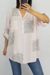 BLUSA ESCRITURAS 0631 ROSA