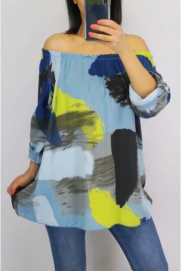 TOP PRINTS 0626 BLUE