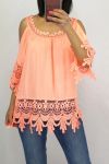 TOP LACE 0644 NEON ORANGE