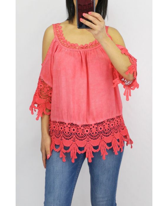 TOP LACE 0644 RED