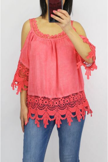 TOP LACE 0644 RED