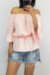 TOP ELASTIQUE 0641 ROSE