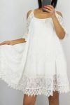 TUNIC LACE BOHEMIENNE 0642 WHITE