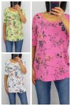 LOT 3 X T-SHIRTS GEDRUCKT BLUME 0652