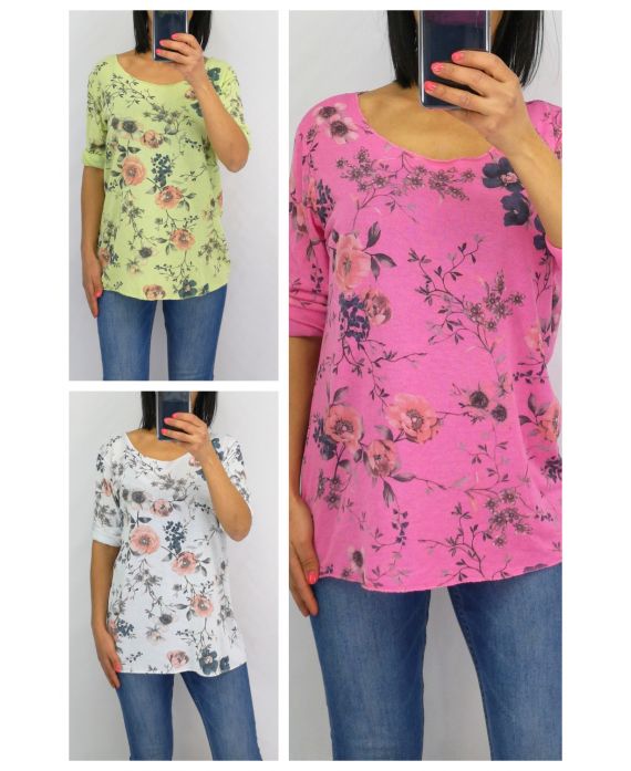 LOT 3 X T-SHIRTS GEDRUCKT BLUME 0652