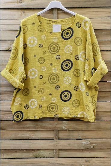 TUNIC PRINTED 0658 YELLOW