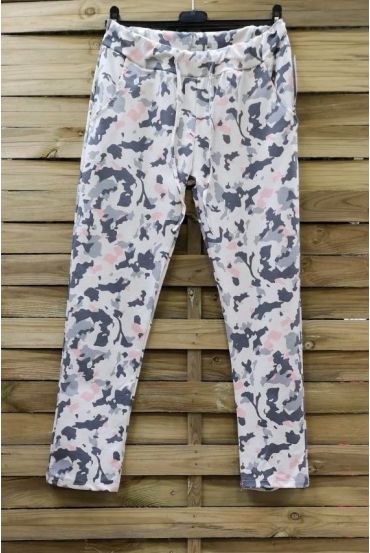 PANTALONES JOGG, 0665 MILITAR BLANCO