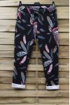 PANTS JOGG 0665 BLACK FEATHERS