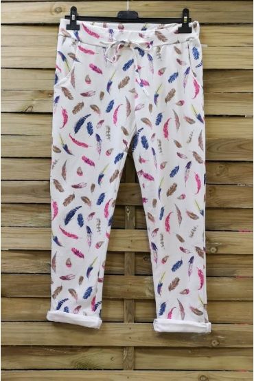 BROEK JOGG 0665 WITTE VEREN