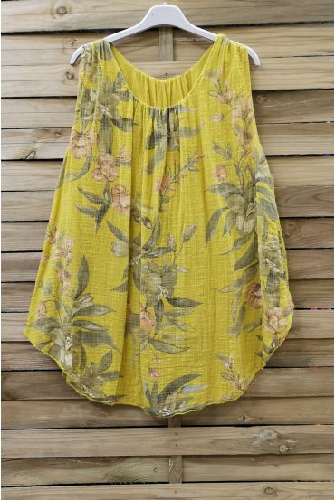 TOP WIDE PRINTS 0676 YELLOW