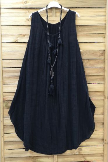 KLEID GESCHNITTEN 0669 SCHWARZ