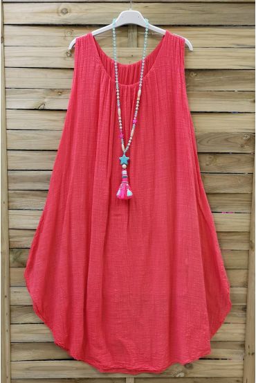 ROBE AMPLE 0669 CORAIL