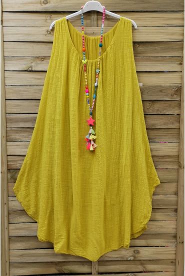 ROBE AMPLE 0669 JAUNE