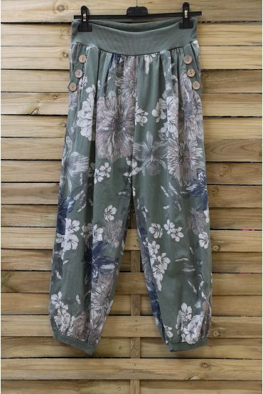 BROEK PRINTS 0693 MILITAIRE GROEN