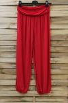 LOT 2 X PANTALONS 0692 ROUGE