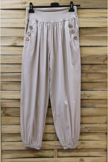 BROEK KNOPPEN 0689 BEIGE