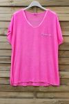 LOS 4 T-SHIRTS NEON-PAILLETTEN-0663